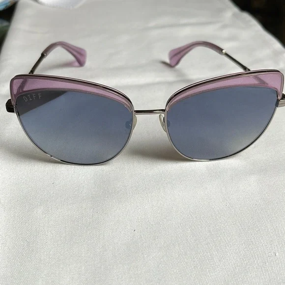 Purple Diff Eyewear Glitter Frame Diff Jade Purple, Glitter Prescription Eyeglasses main image 3
